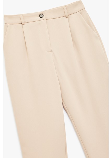 Slim Fit Cepli Pile Detaylı Cepli Chino Havuç Pantolon modelleri