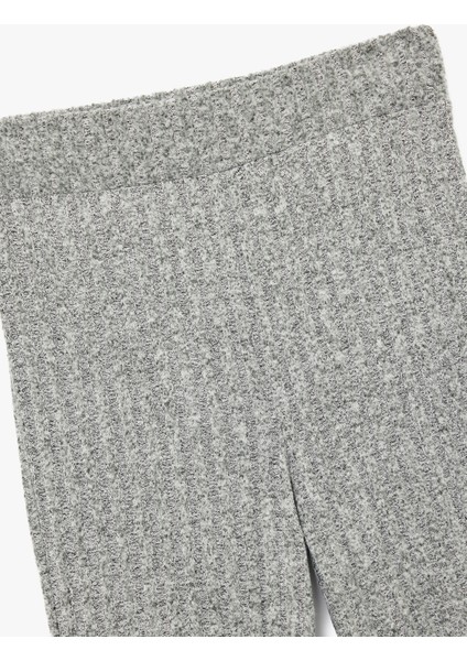 Slim Fit Kaşkorse Uzun Bol Paça Eşofman Altı modelleri