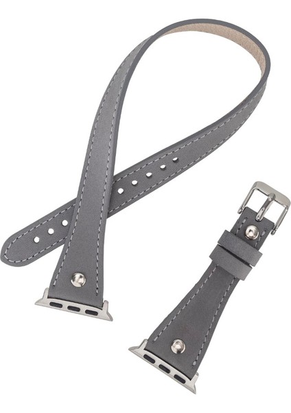 Apple Watch Uyumlu Deri Kordon 42-44-45MM Slim Dt Strst9 fırsatları