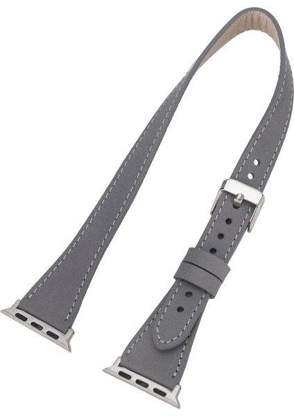 Apple Watch Uyumlu Deri Kordon 42-44-45MM Slim Dtquarst9 modelleri