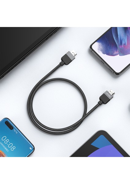 AX130 Hdtv Görüntü ve Ses Aktarıcı HDMI Kablo Ultra Hd 4K 60Hz 1.5m Siyah fırsatları