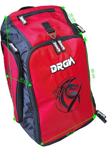 Drgn MBAG25 Multimodal Sırt Çantası Kırmızı Çok Fonksiyonlu Sırt Çantası