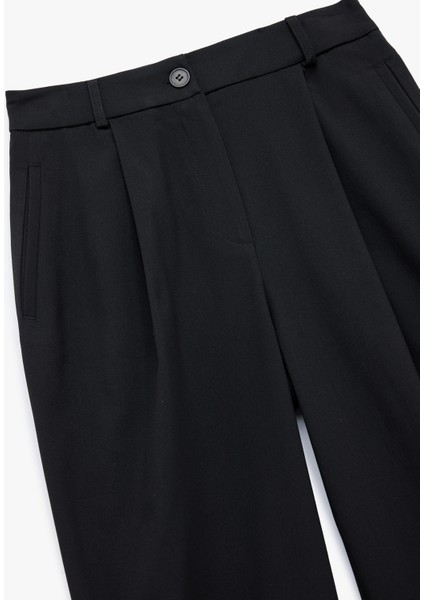 Cepli Pileli Oversize Balon Fit Kumaş Pantolon modelleri