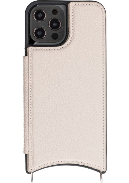 Apple iPhone 12 Pro Max Uyumlu Deri Askılı Kılıf Ufw Erc3 Bej fırsatları