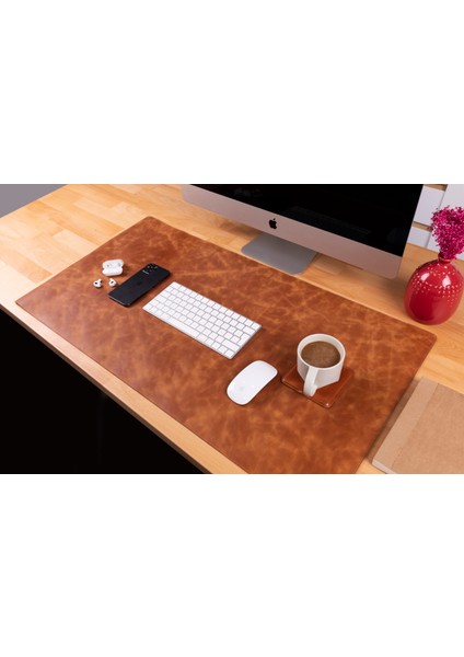 Deri Masa Matı 91*48CM TN11 Taba