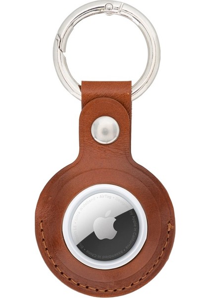 Apple Airtag Uyumlu Deri Anahtarlık, RST2EF Taba