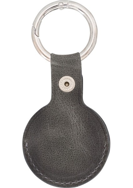 Apple Airtag Uyumlu Deri Anahtarlık, TN18EF Gri fırsatları