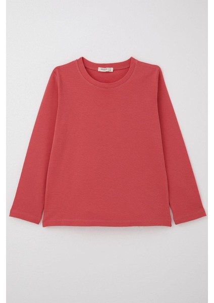 Erkek Çocuk Uzun Kollu Tişört Basic 9-14 Yaş, Narçiçeği fırsatları