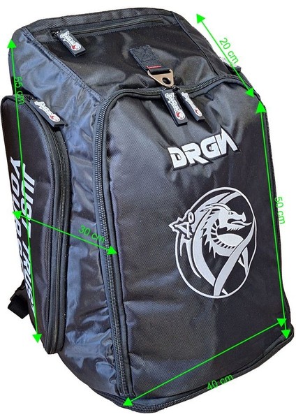 Drgn MBAG25 Multimodal Sırt Çantası Siyah Çok Fonksiyonlu Sırt Çantası