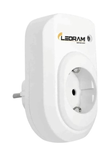 Uzmlight Ledram Faz Akım Koruma Özellikli Fiş Priz - 16A 250V 3500W - Çocuk Korumalı Özellikli - Durum LED Işıklı