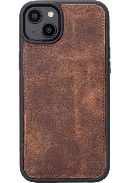 Apple iPhone 14 Plus Uyumlu Deri Cüzdanlı Kılıf Mwwn G2 Kahve fiyatları
