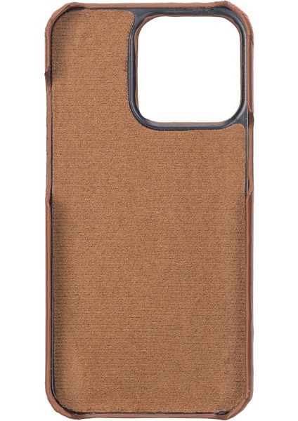 Apple iPhone 13 Pro Uyumlu Deri Arka Kapak Uj RST2EF Taba modelleri