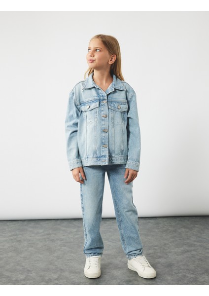 Cepli Uzun Kollu Pamuklu Düğmeli Klasik Yaka Denim Ceket fiyatları