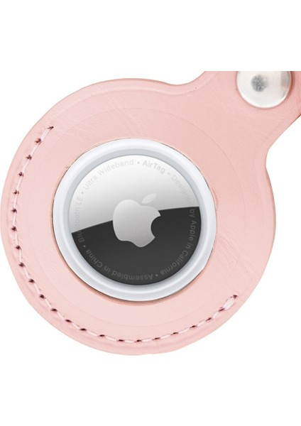 Apple Airtag Uyumlu Deri Anahtarlık, Nu2 Pembe indirimleri