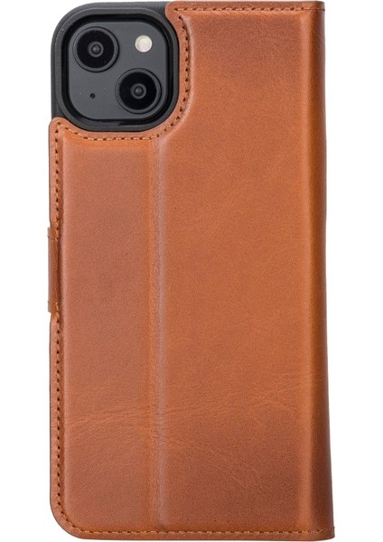 Apple iPhone 14 Plus Uyumlu Deri Cüzdanlı Kılıf Mwwn RST2EF Taba indirimleri