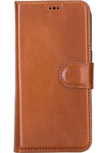 Apple iPhone 14 Pro Uyumlu Deri Cüzdanlı Kılıf Mwwn RST2EF Taba fırsatları