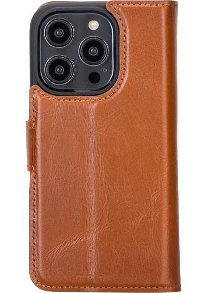 Apple iPhone 14 Pro Uyumlu Deri Cüzdanlı Kılıf Mwwn RST2EF Taba indirimleri