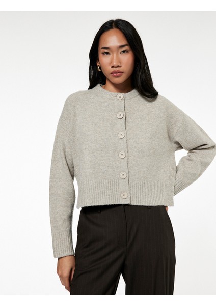 Uzun Kollu Bisiklet Yaka Triko Hırka fiyatları