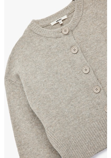 Uzun Kollu Bisiklet Yaka Triko Hırka indirimleri