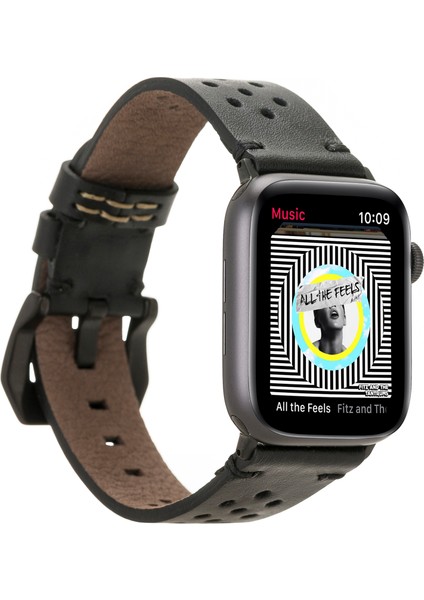 Apple Watch Uyumlu Deri Kordon Vigo 42-44-45MM Rst1