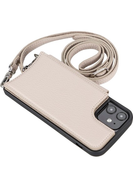 Apple iPhone 12 Pro Uyumlu Deri Askılı Kılıf Ufw Erc3 Bej fiyatları