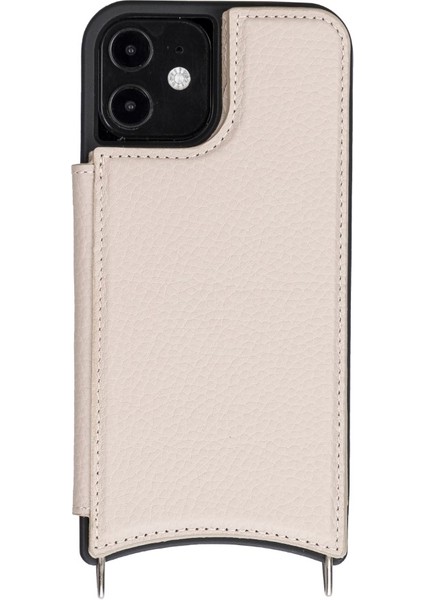Apple iPhone 12 Pro Uyumlu Deri Askılı Kılıf Ufw Erc3 Bej fırsatları
