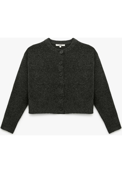 Uzun Kollu Bisiklet Yaka Triko Hırka modelleri