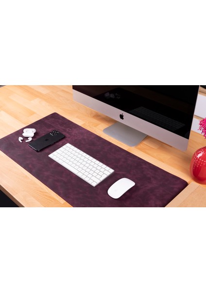 Deri Masa Matı 80*37CM Tn6 Mor