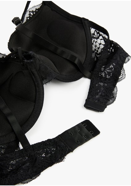 Dantel Detaylı Ekstra Dolgulu Destekli Sütyen modelleri