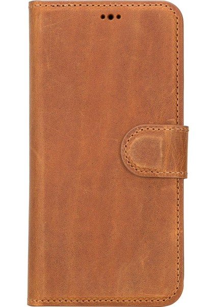 Apple iPhone 14 Uyumlu Deri Cüzdanlı Kılıf Mwwn G19 Taba fırsatları