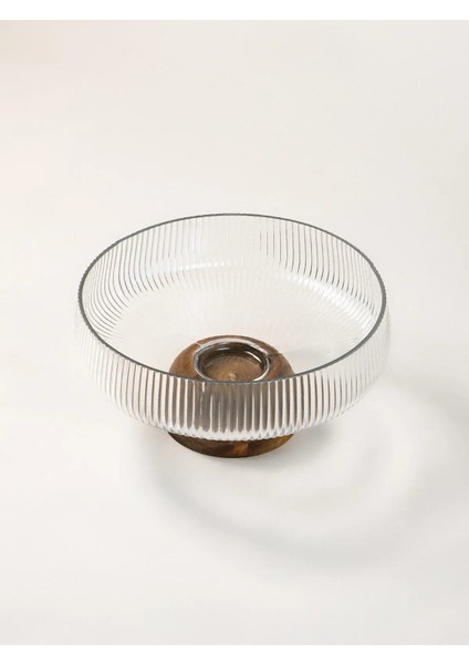 Simple Akasya Standlı Cam Kase (25 Cm) fiyatları