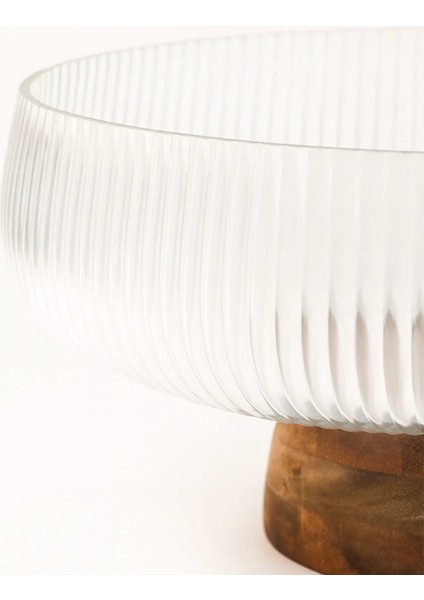 Simple Akasya Standlı Cam Kase (25 Cm) indirimleri