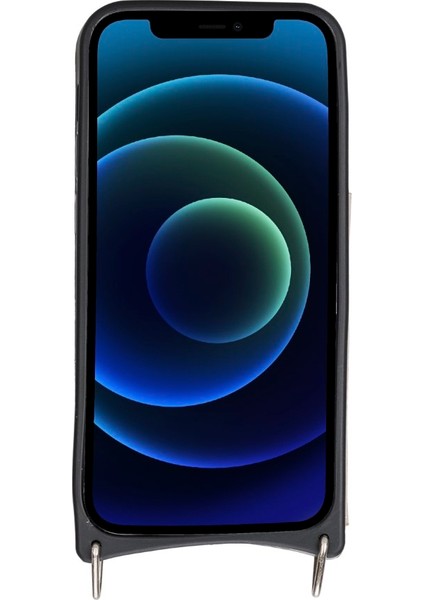 Apple iPhone 12 Mini Uyumlu Deri Askılı Kılıf Ufw Erc3 Bej indirimleri