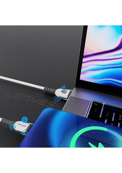 LC979 Usb-A To Lightning Hızlı Şarj Özellikli Data ve Şarj Kablosu 2.4A 1m Beyaz fiyatları