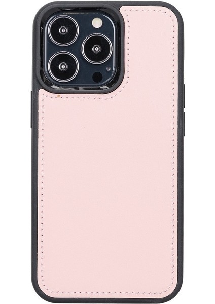 Apple iPhone 13 Pro Uyumlu Deri Cüzdanlı Kılıf Nu2 Pembe indirimleri