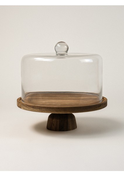 Elira Cam Akasya Pasta Standı