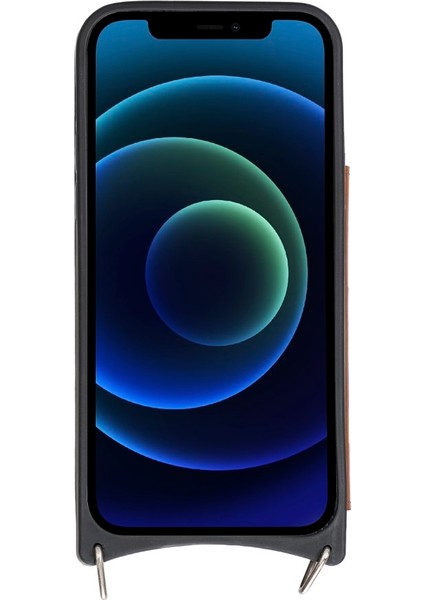 Apple iPhone 12 Pro Uyumlu Deri Askılı Kılıf Ufw RST2EF Taba indirimleri