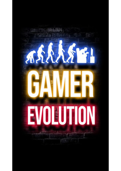 Oyuncu Odası Için Neon Tonlarda Tablo 5 Ev Duvar Salon Güzellik Salonu Ofis Dükkan Dekarasyon Kanvas Tablo fiyatları