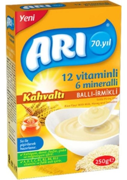 Sütlü Ballı Irmikli (Kahvaltı) Pirinç Unu 250 gr