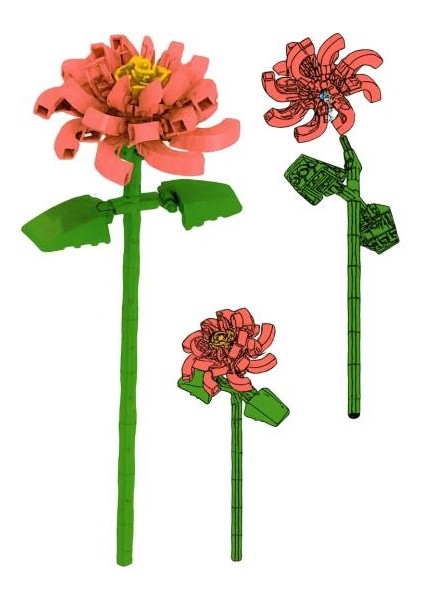 s Flower Arrangement Mini Blok Camellia - CTOY-749 fiyatları