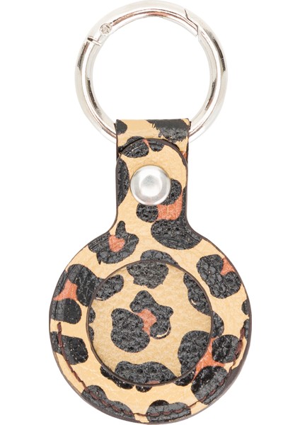 Apple Airtag Uyumlu Deri Anahtarlık, Leo Ne Kahve modelleri