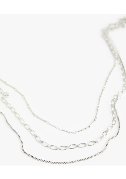 3 Sıra Zincir Çelik Kolye fiyatları