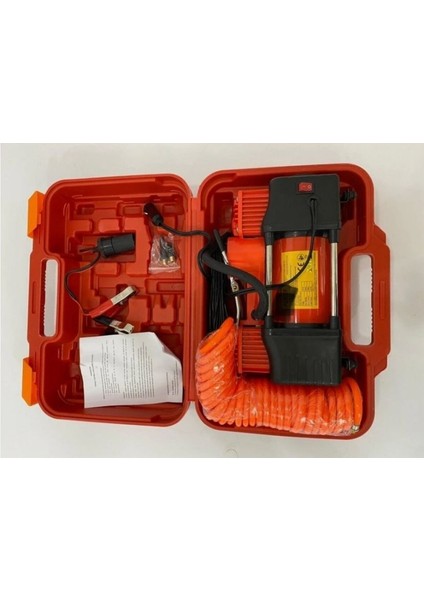 Çift Piston 12VOLT Lastik Şişirme Kompresör