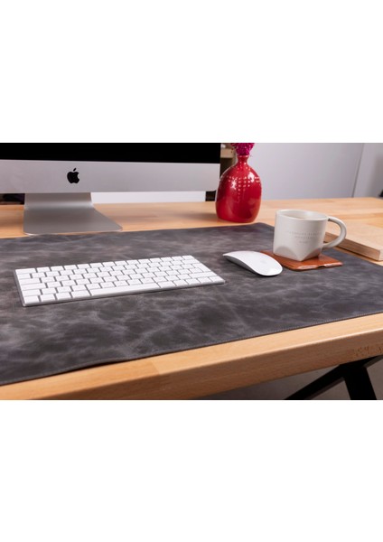 Deri Masa Matı 91*48CM VS4EF Gri modelleri