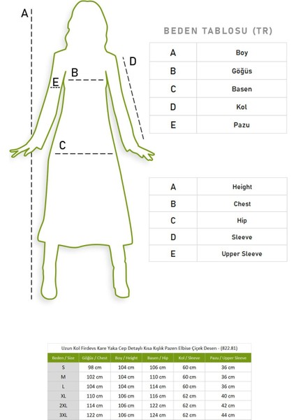 Uzun Kol Firdevs Kare Yaka Cep Detaylı Kısa Kışlık Pazen Elbise Çiçek Desen Lacivert Lcvt