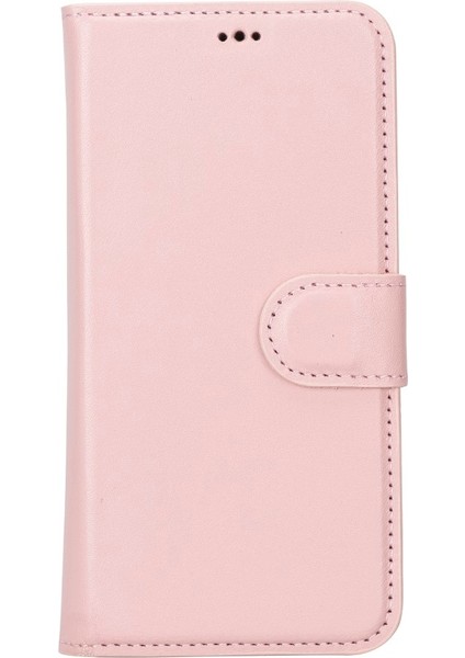 Apple iPhone 14 Pro Uyumlu Deri Cüzdanlı Kılıf Mwwn Nu2 Pembe fırsatları