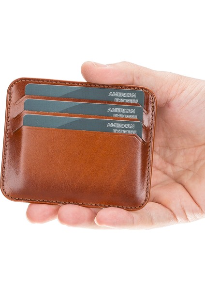 Pedro Slim Deri Kartlık RST2EF Taba