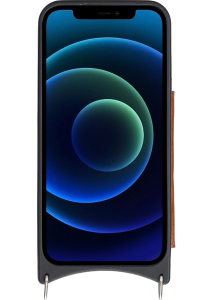 Apple iPhone 12 Pro Max Uyumlu Deri Askılı Kılıf Ufw RST2EF Taba indirimleri