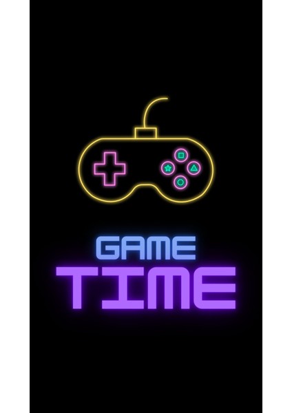 Oyuncu Odası Için Neon Tonlarda Tablo 3 Ev Duvar Salon Güzellik Salonu Ofis Dükkan Dekarasyon Kanvas Tablo fiyatları