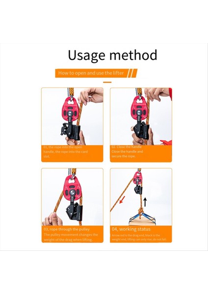 Camnal Tırmanma Kasnağı Profesyonel Kaya Tırmanışı Aksesuar Firması Yük Taşıyan Yükselen Yükseltici Ekipman Açık Hava Sport Rescue-B Için (Yurt Dışından) fiyatları